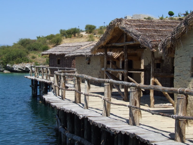 Prehistoric settlement in the Bay of Bones near Gradishte on Ohrid Lake