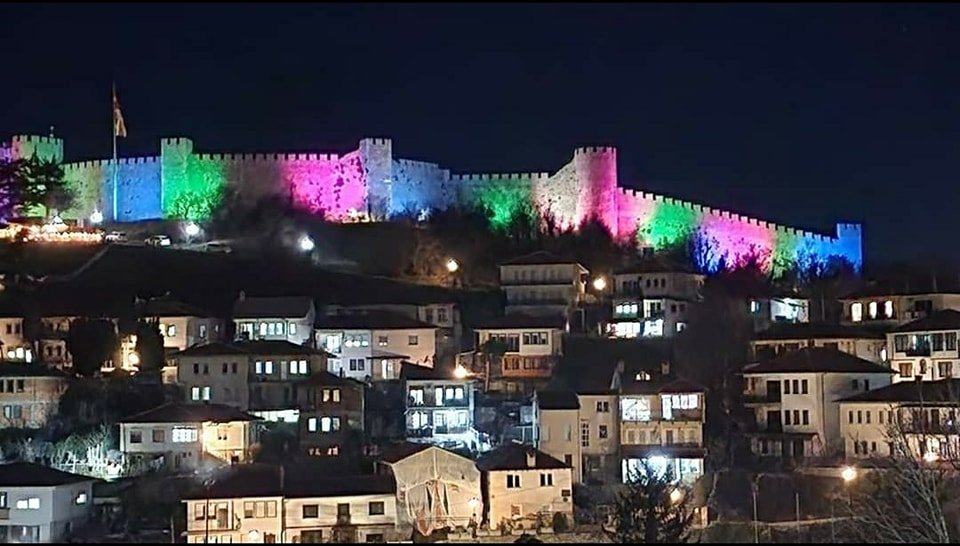 Илуминација на Самуиловата тврдина