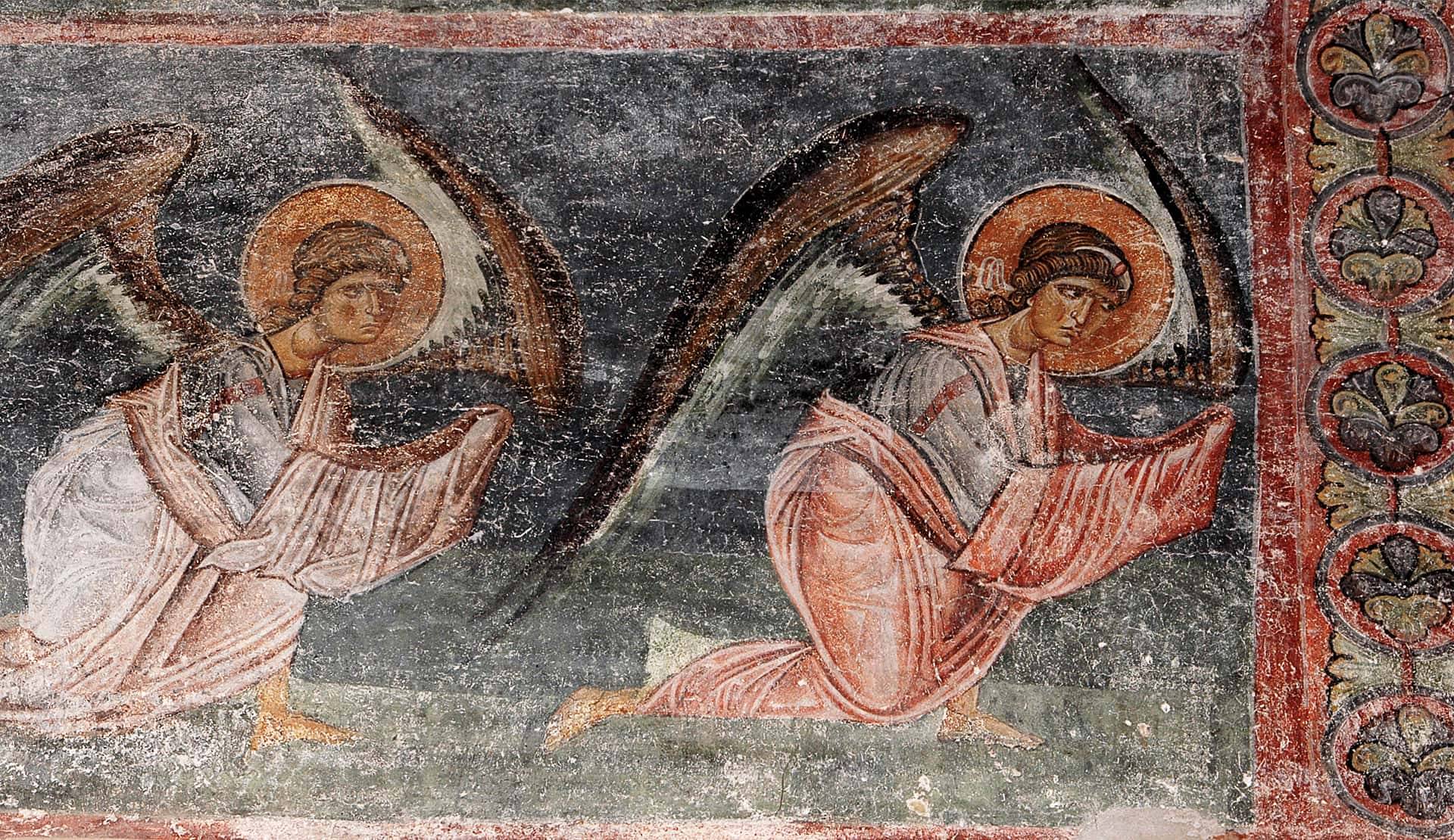 ФРИЗ НА АНГЕЛИ - ЦРКВА СВ. СОФИЈА - XI ВЕК